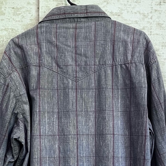 Wrangler Men's Retro Premium Western Blue Plaid Shirt Sz XXL Pearl Snaps Cowboy - Picture 12 of 16